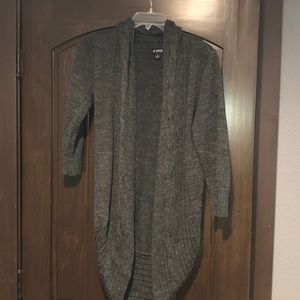 Grey cardigan